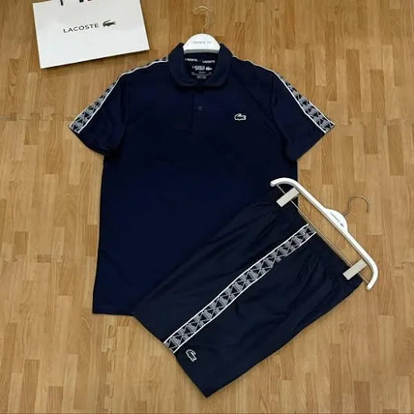 Bộ Thể Thao Nam Tennis/Pickleball Lacoste Sport Ultra-Dry Technology DH2557-166/ GH2575 166 Màu Xanh Navy Size 3