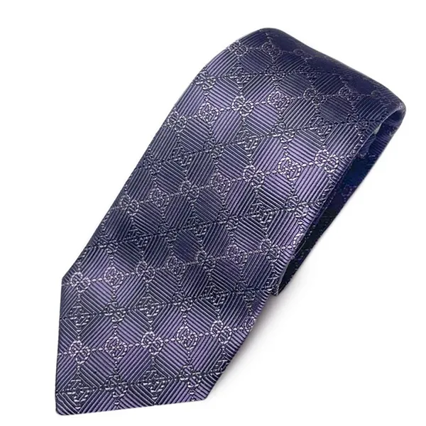 Cà Vạt Nam Gucci GG Silk Tie Màu Tím