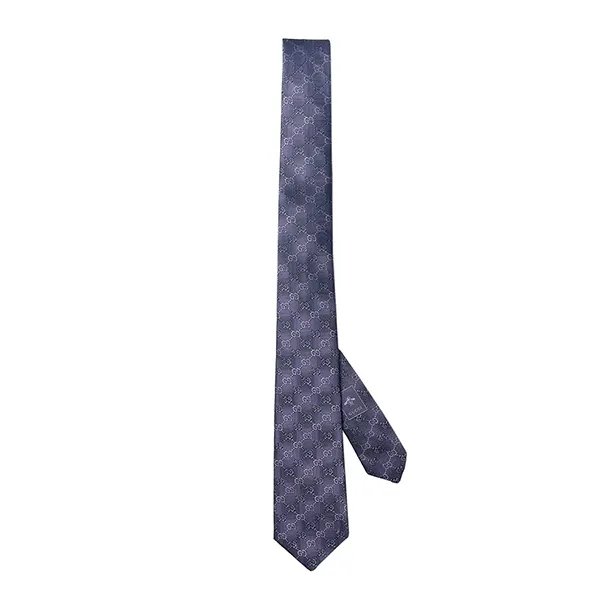 Cà Vạt Nam Gucci GG Silk Tie Màu Tím