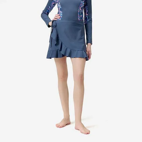 Chân Váy Bơi Nữ Speedo Wrap Skirt - Blue Màu Xanh Blue Size 38