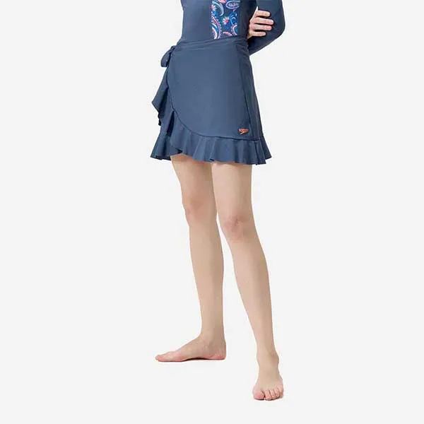 Chân Váy Bơi Nữ Speedo Wrap Skirt - Blue Màu Xanh Blue Size 38