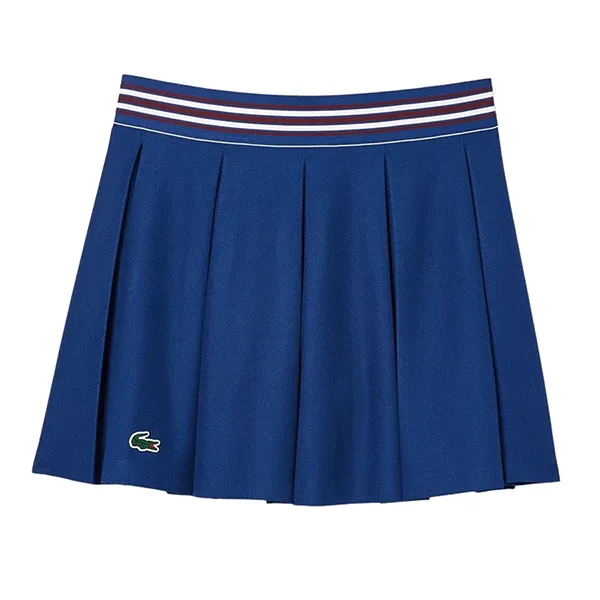 Chân Váy Nữ Lacoste Women's Lined Piqué Tennis Skirt JF0990 51 F9F Màu Xanh Navy