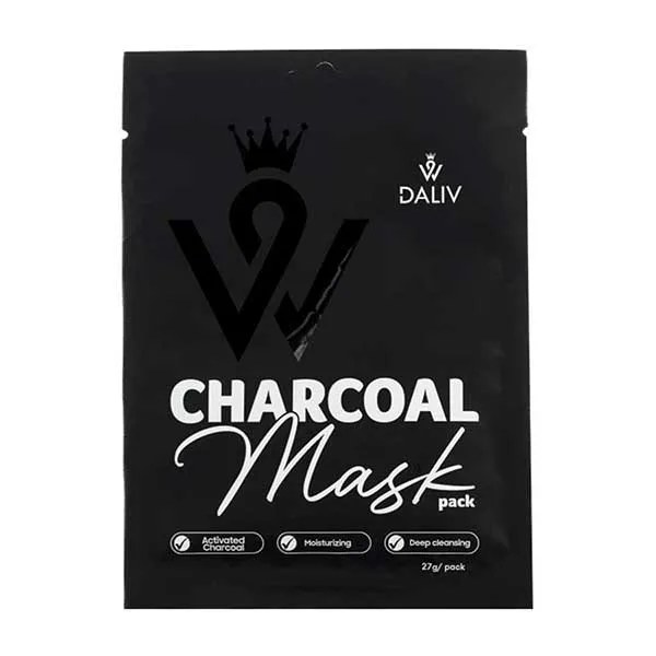 Combo 10 Miếng Mặt Nạ Than Hoạt Tính Dưỡng Ẩm, Sạch Sâu Daliv Charcoal Mask