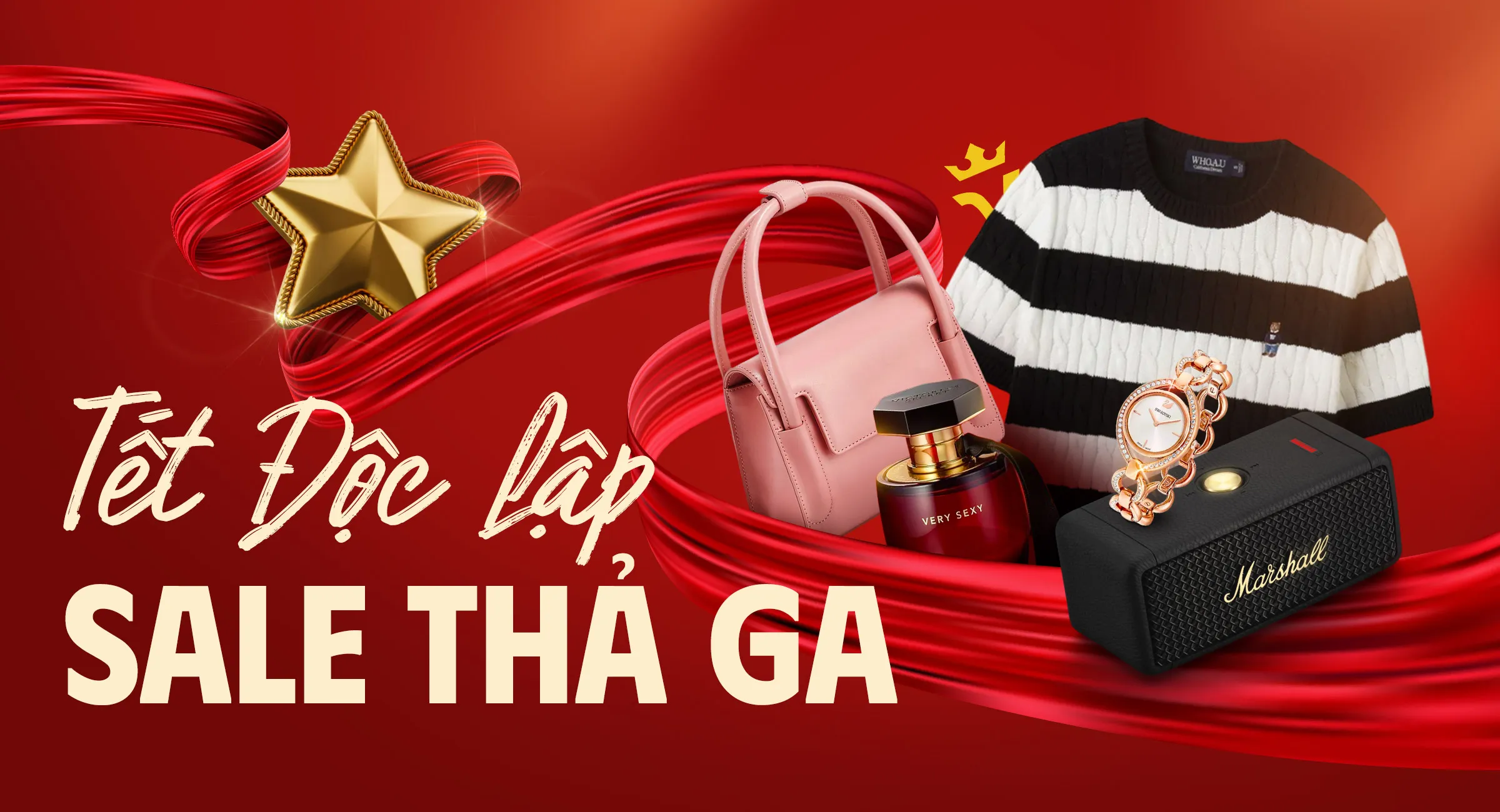 Sale Xả Kho Đón Đại Lễ A80 (2/9) - Tặng Quà To, Hàng Hiệu Giảm tới 50%
