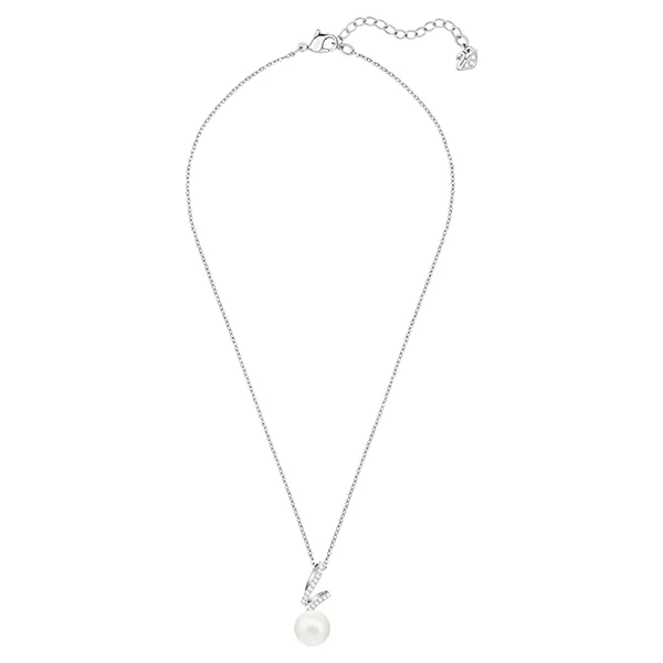 Dây Chuyền Nữ Swarovski Gabriella Pendant White, Rhodium Plated 5528731 Màu Bạc/Trắng
