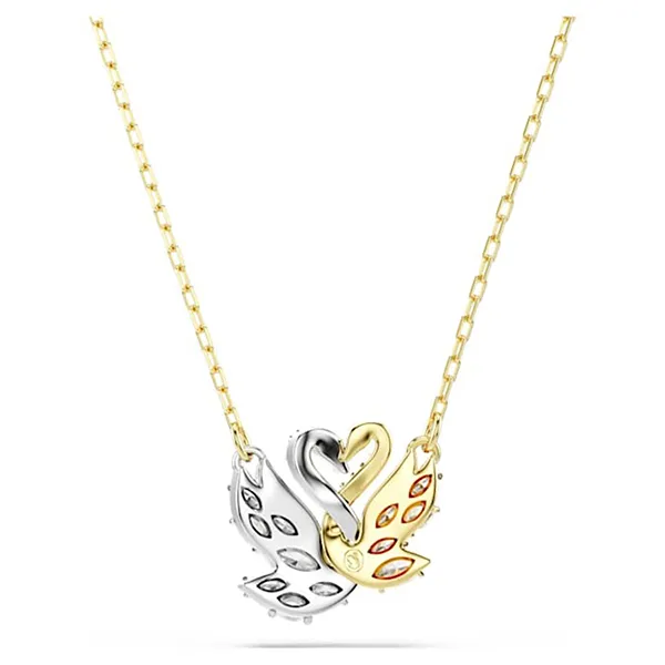 Dây Chuyền Nữ Swarovski Swan Pendantswan, White, Gold-Tone Plated 5714934 Màu Vàng
