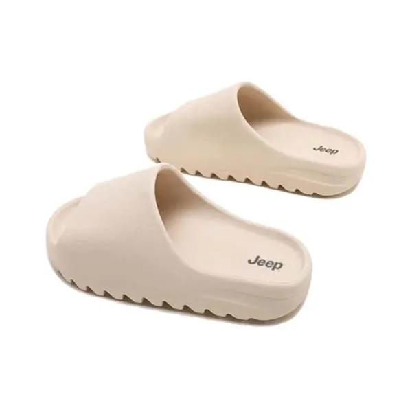Dép Jeep Slip-Resistant Slide Slippers Ecru P230MTX362 Màu Kem Size 36