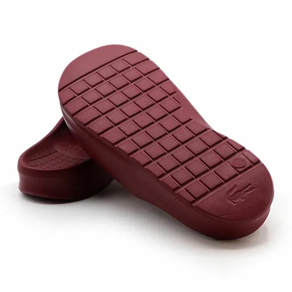Dép Lacoste Croco Evo Serve 2.0 45CMA0005 3C9 Màu Đỏ Đô Size 8