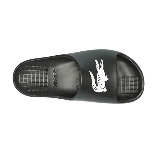 Dép Lacoste Men's Serve Slide 2.0 Sandal Slipper 48CMA0010 Màu Đen Size 3