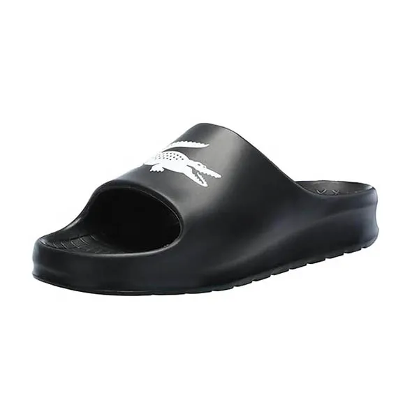 Dép Lacoste Men's Serve Slide 2.0 Sandal Slipper 48CMA0010 Màu Đen Size 3