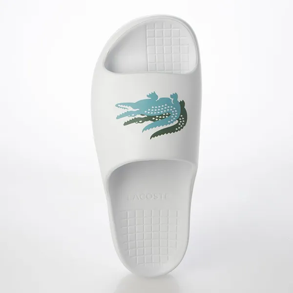 Dép Lacoste Croco Evo Serve 2.0 45CMA0005 1R4 Màu Trắng Size 6