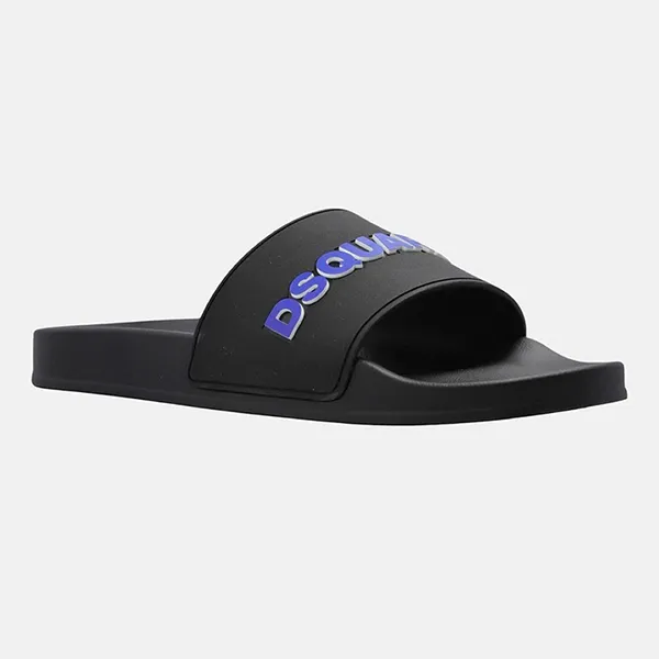 Dép Nam Dsquared2 FFM0023 17205013 M1604 Màu Đen Size 40