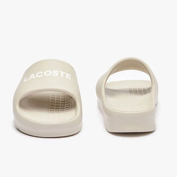 Dép Nam Lacoste Branded Serve Slide 47CMA0015 18C Màu Kem Size 6