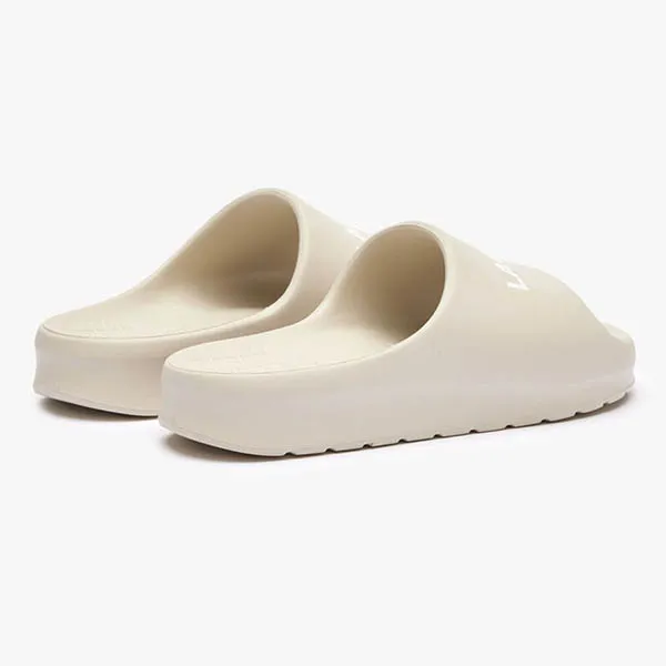Dép Nam Lacoste Branded Serve Slide 47CMA0015 18C Màu Kem Size 6