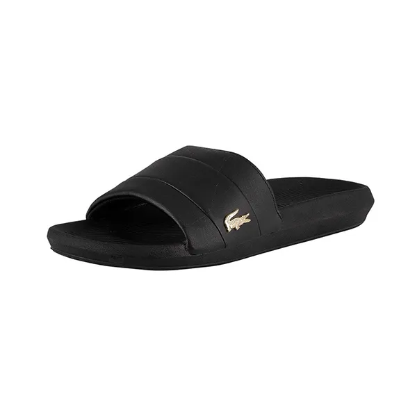 Dép Nam Lacoste Men's Croco 120 1 QSP CMA Sliders Black CMA012702H Màu Đen Size 43