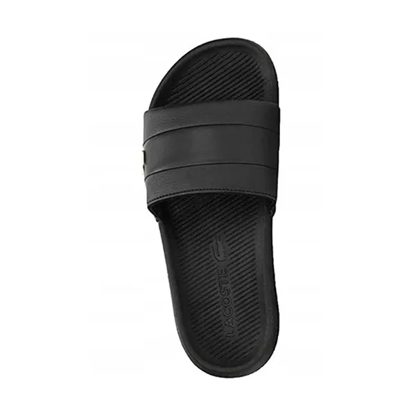 Dép Nam Lacoste Men's Croco 120 1 QSP CMA Sliders Black CMA012702H Màu Đen Size 43