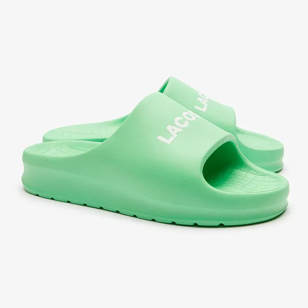 Dép Nam Lacoste Serve Slide 2.0 47CMA0015 1R7 Màu Xanh Mint Size 6