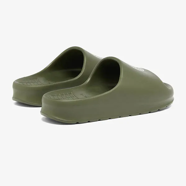 Dép Nam Lacoste Serve Slide 2.0 48CMA0011 255 Màu Xanh Olive Size 8
