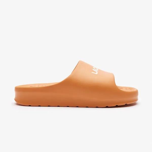 Dép Quai Ngang Nam Lacoste Chinelo Masculino Serve Slide 2.0 47CMA0015BR Màu Cam Size 6