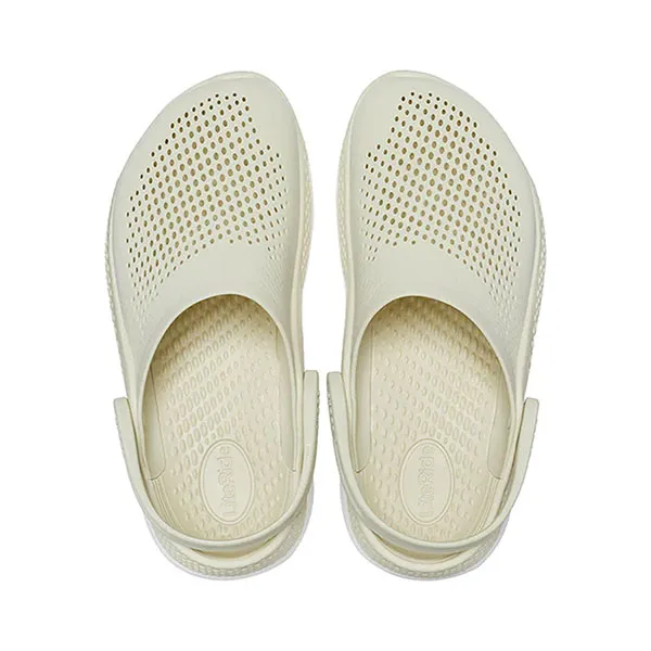Dép Sục Nam Crocs Men LiteRide 360 Clog Bone Màu Kem Size 39