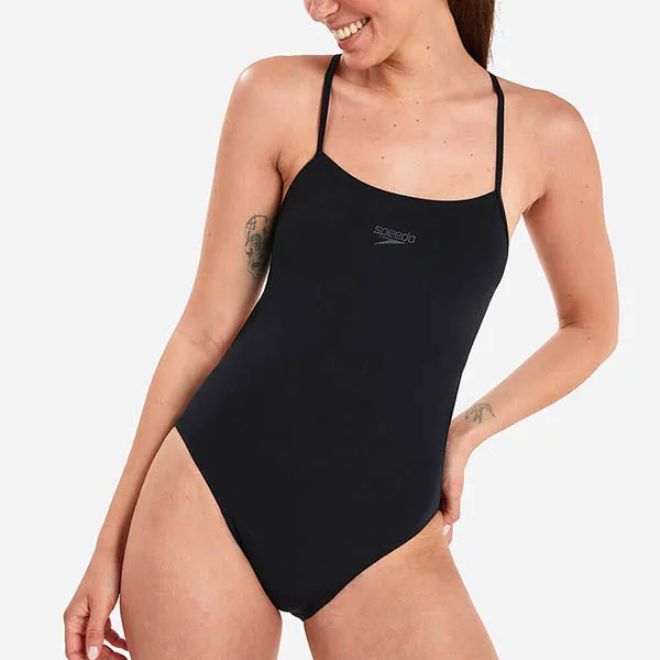 Đồ Bơi Một Mảnh Nữ Speedo Endurance+ Thinstrap One Piece Black 8-135390001 Màu Đen Size XL