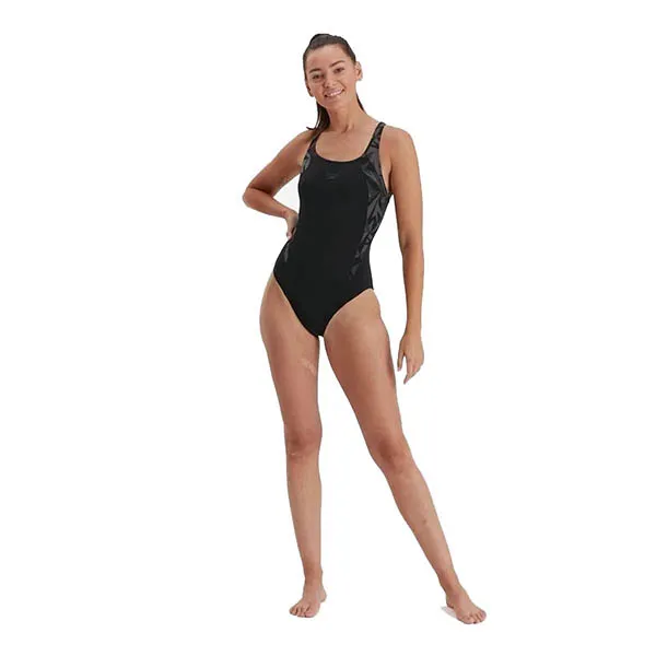 Đồ Bơi Một Mảnh Nữ Speedo Hyperboom Splice Muscleback 8-13470G718 Màu Đen Size 2XS