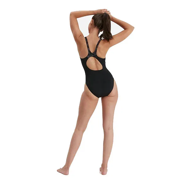 Đồ Bơi Một Mảnh Nữ Speedo Hyperboom Splice Muscleback 8-13470G718 Màu Đen Size 2XS