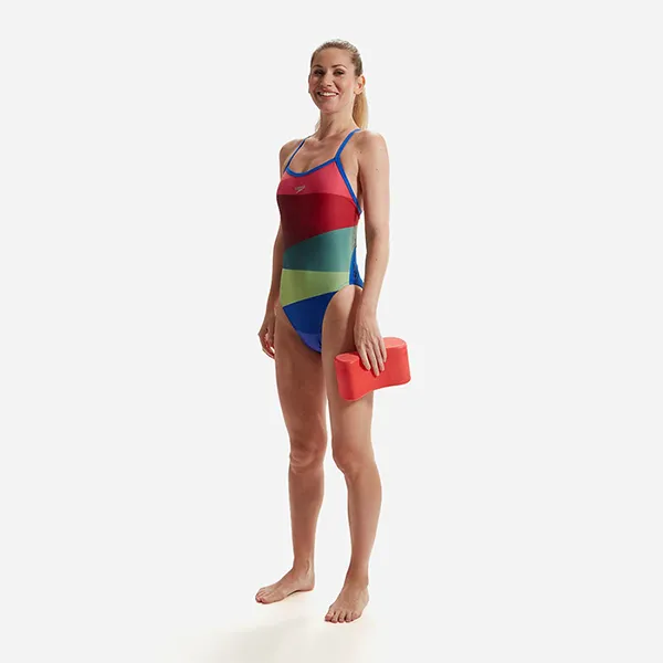 Đồ Bơi Một Mảnh Nữ Speedo Placement Digital Turnback Phối Màu Size XS