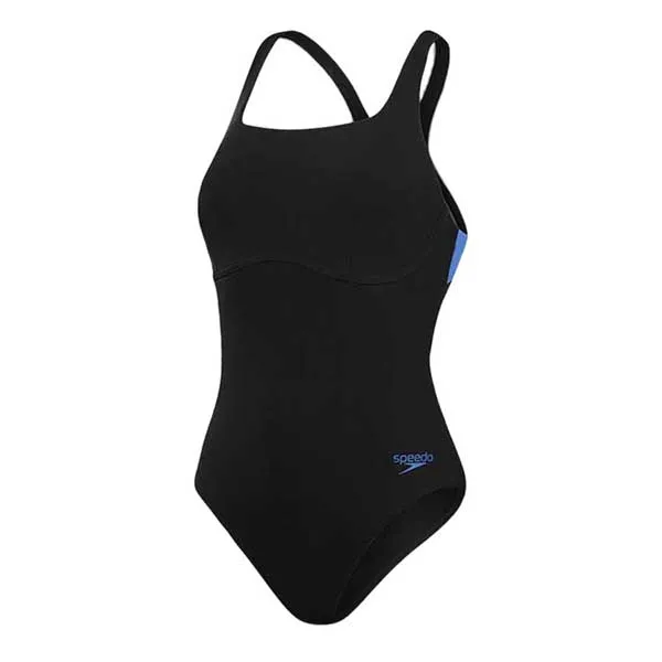 Đồ Bơi Một Mảnh Nữ Speedo Support Banded One Piece Swimsuit - Black Màu Đen Size XS