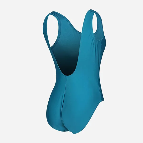 Đồ Bơi Nữ Speedo Logo Deep Back Printed 8-00407116650 Màu Xanh Ngọc Lam Size 2XS