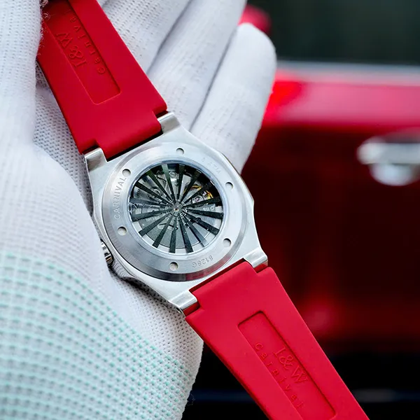 Đồng Hồ Nam Carnival Automatic Watch 8128G Màu Đỏ