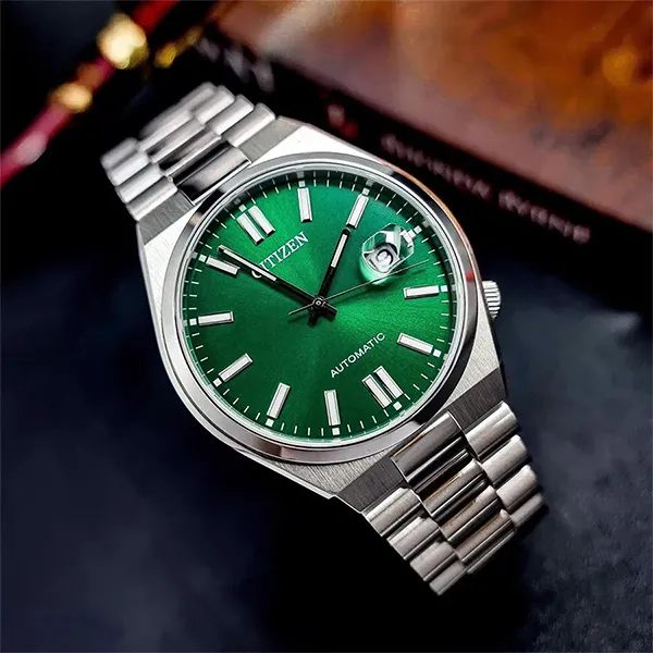 Đồng Hồ Nam Citizen New Collection Automatic NJ0150 81X Màu Bạc Xanh Lá