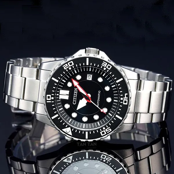 Đồng Hồ Nam Citizen Promaster Automatic Black Dial Men Watch NJ0120 81E Bạc Đen