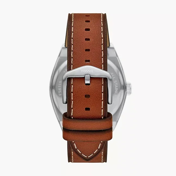 Đồng Hồ Nam Fossil Everett Brown Leather Watch FS6115 Màu Nâu