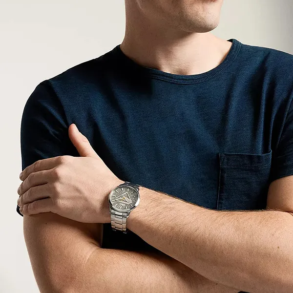 Đồng Hồ Nam Fossil x Superman Limited-Edition S-Shield Watch Set LE1207SET Màu Bạc/Xám