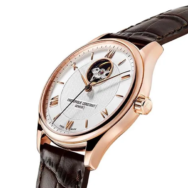 Đồng Hồ Nam Frederique Constant Open Heart FC-310MV5B4 Màu Nâu/Trắng