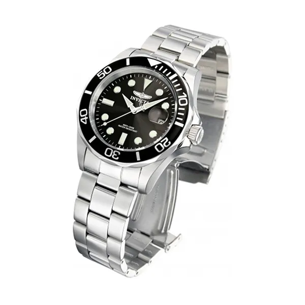 Đồng Hồ Nam Invicta Pro Diver Stainless Steel 0590 Màu Bạc Đen