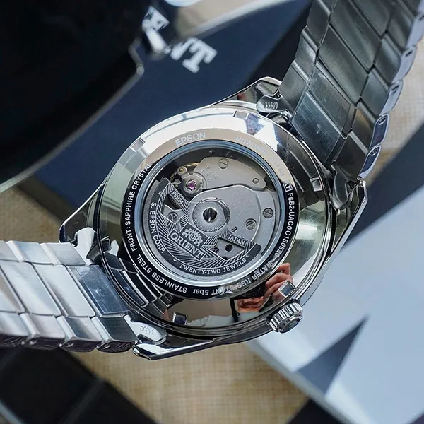 Đồng Hồ Nam Orient Sun And Moon Gen 5 RA-AK0307B Màu Đen Bạc