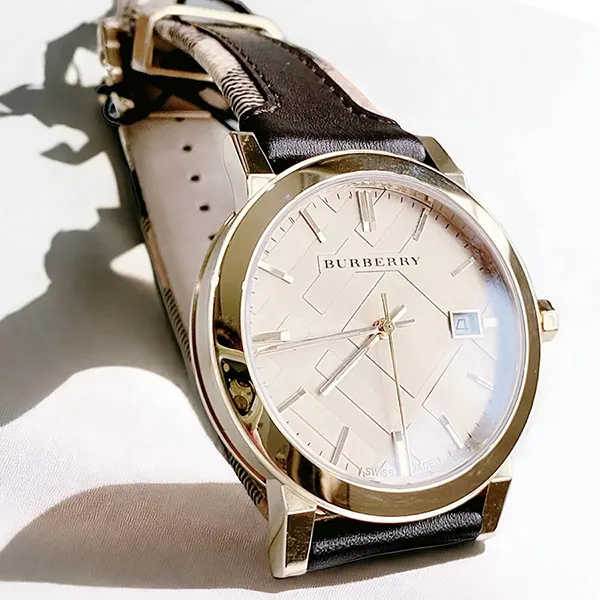 Đồng Hồ Nữ Burberry Quartz BU9032 Màu Nâu Vàng