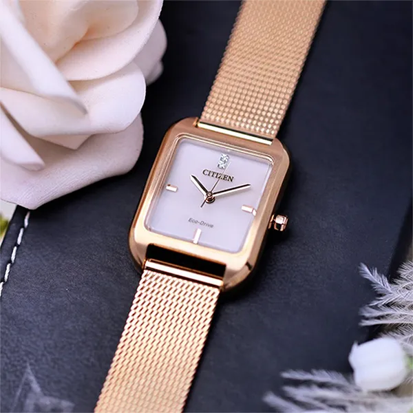 Đồng Hồ Nữ Citizen Eco-Drive EM0493 85P Vàng