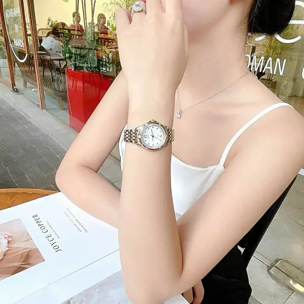 Đồng Hồ Nữ Citizen Versaille Signature EM037450A Màu Demi (Vàng – Bạc)