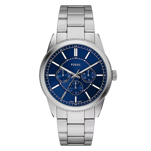 Đồng Hồ Nam Fossil Pearson Multifunction Stainless Steel Watch FS6134 Màu Xanh Bạc