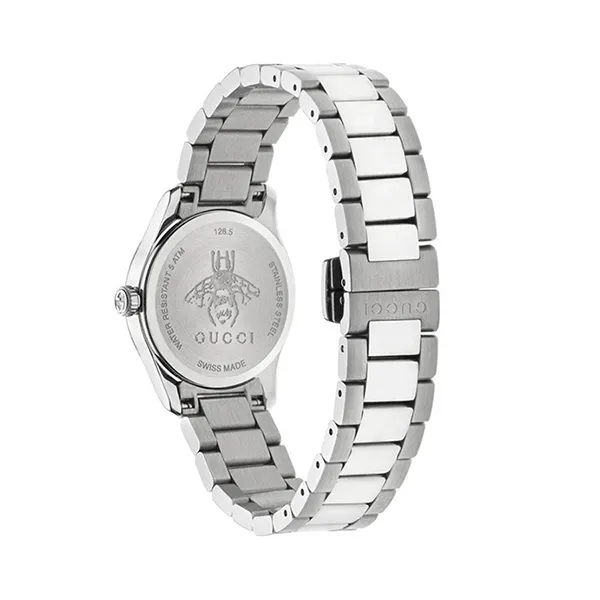 Đồng Hồ Nữ Gucci G-Timeless YA1265024 Watch 27mm Màu Bạc Đen