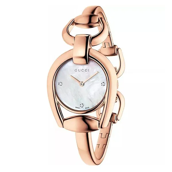 Đồng Hồ Nữ Gucci Horsebit Rose Gold Ladies Watch 28mm Màu Vàng Hồng