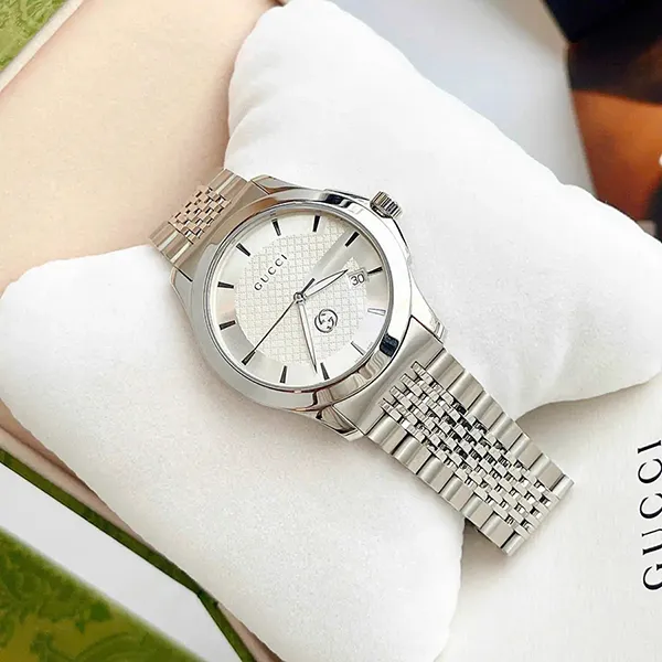 Đồng Hồ Nữ Gucci Watch YA1265028 Màu Bạc