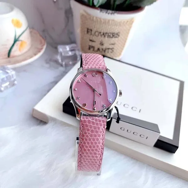 Đồng Hồ Nữ Gucci YA126586 Dial Quartz G-Timeless Pink Màu Hồng