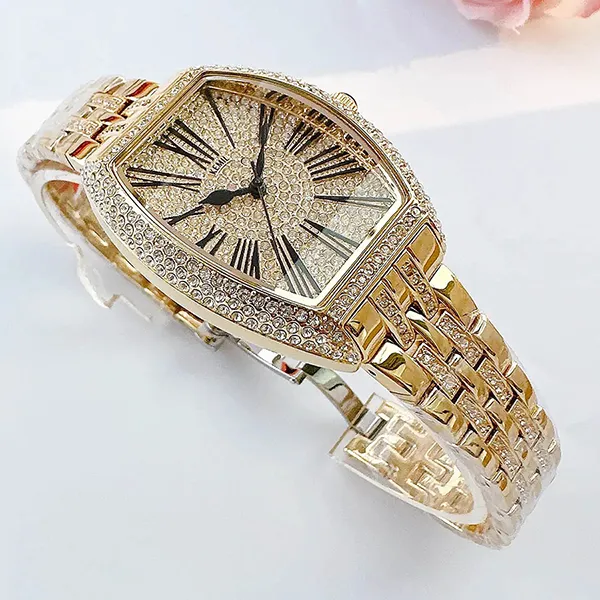 Đồng Hồ Nữ Kemil Lily KM2205-VV-V Gold Tone Màu Vàng Gold
