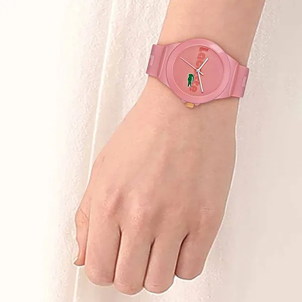 Đồng Hồ Nữ Lacoste Pink Rubber Strap Watch 2020154 Màu Hồng