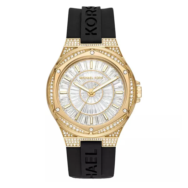 Đồng Hồ Nữ Michael Kors MK Lennox Pavé Watch 43mm MK7247 Màu Vàng Đen