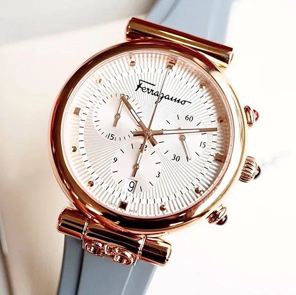 Đồng Hồ Nữ Salvatore Ferragamo Ora Caoutchouc 40 SFHQ00220 Phối Màu